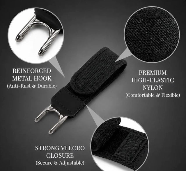Metal Adjustable No Buckle Belts for Men and WOMEN
