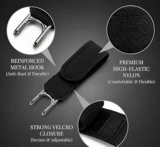 Metal Adjustable No Buckle Belts for Men and WOMEN